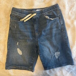 Old Navy Kids Distressed Blue Denim Shorts
